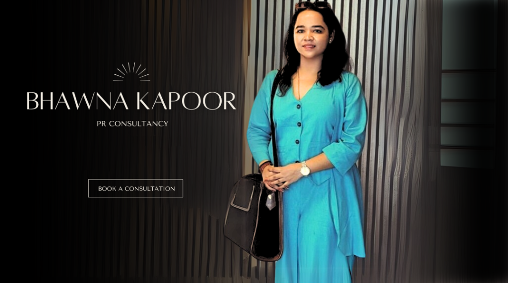 bhawna kapoor, a pr consultant in new delhi